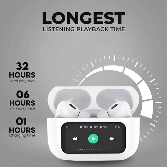 A9 Pro Wireless Earbuds – Deep Bass, Clear Calls & Long Battery