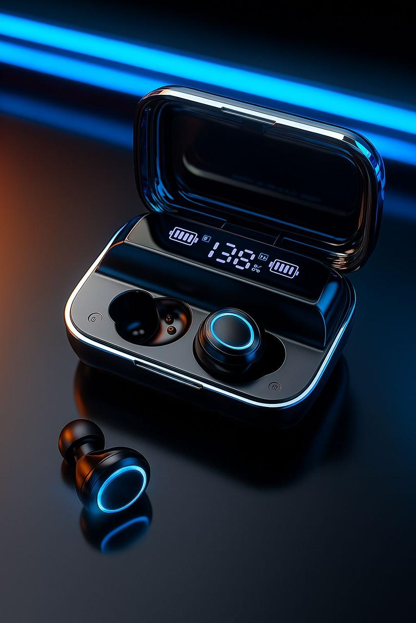 M10 TWS Wireless Earbuds β HD Sound | Power Bank Charging Case | LED Display