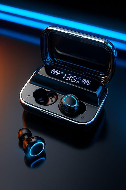 M10 TWS Wireless Earbuds – HD Sound | Power Bank Charging Case | LED Display
